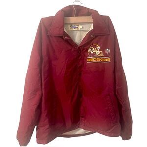 Vintage Chalk Line 90's NFL Washington Redskins Satin Locker Line Jacket Sz L